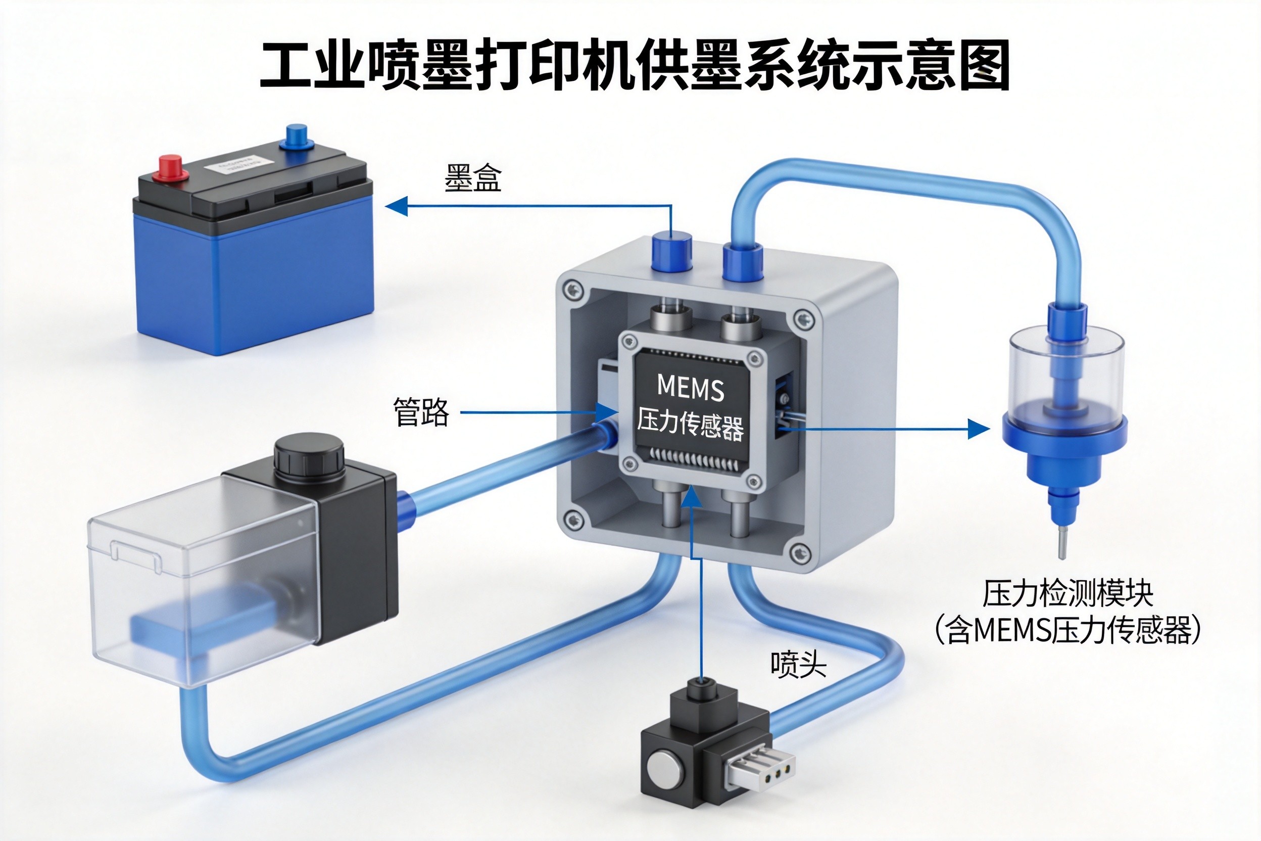 MEMS 压力传感器在工业喷墨打印机中的新应用：霍尼韦尔 HSC 系列负压/正压控制方案