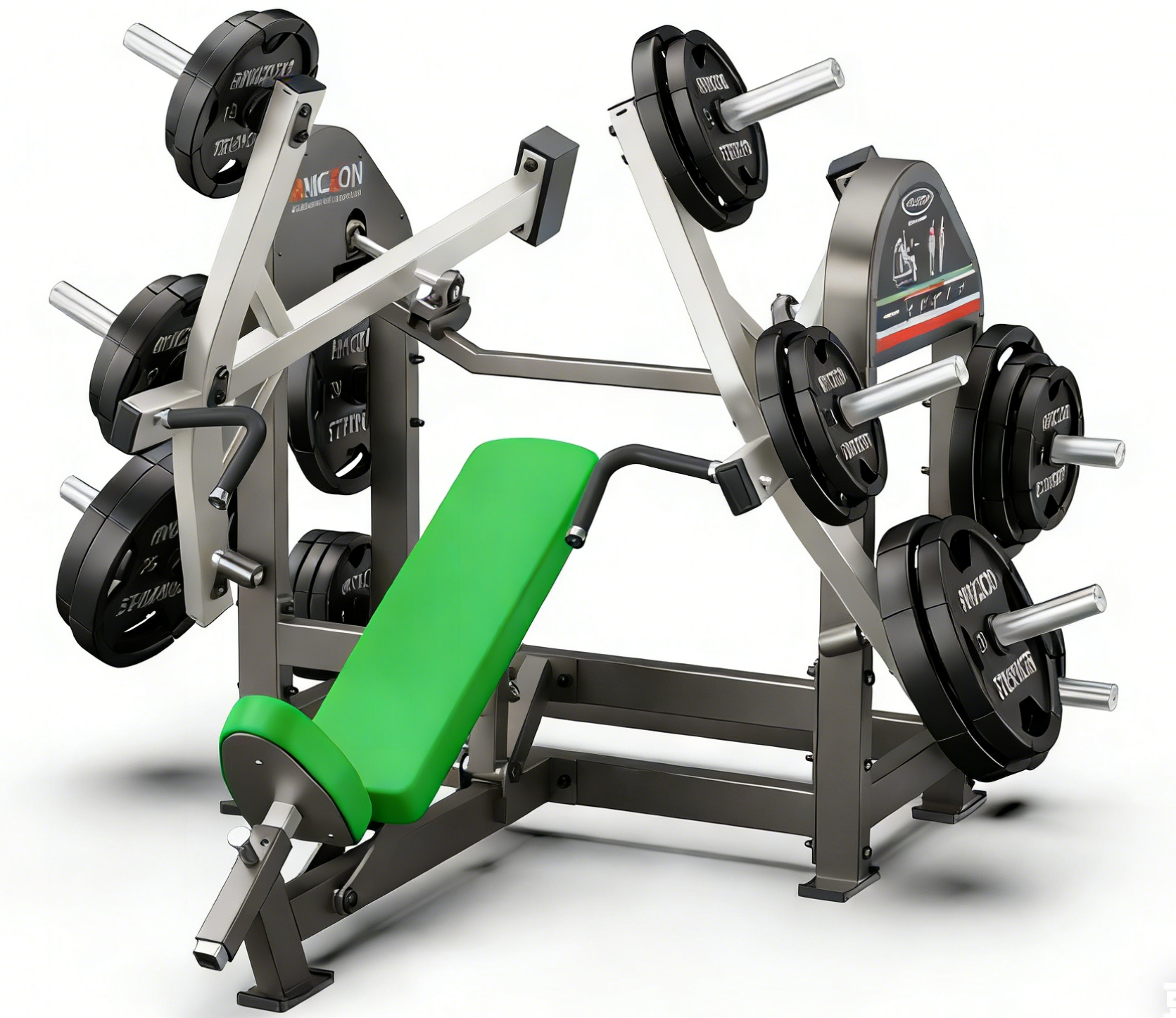 Strength Plate Loaded  Iso-Lateral  Incline Chest Bench  Equipment  for Chest Training