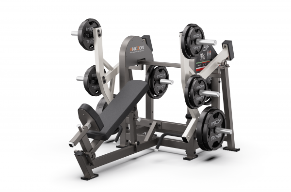 Adjustable Steel Gym Equipment Freeweight Plate Loaded Commercial Extreme Row 