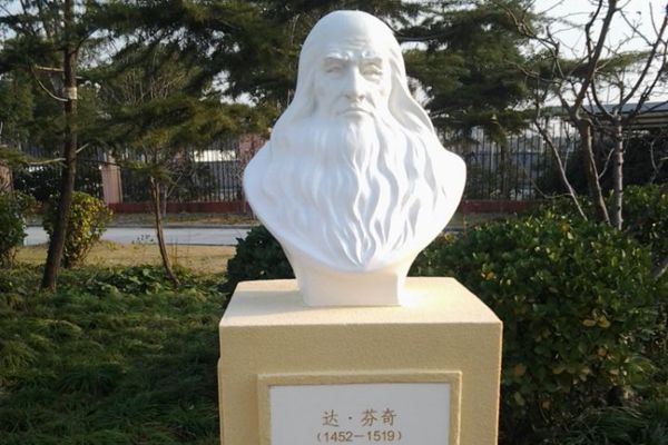 上海双语学校-半身像名人雕塑