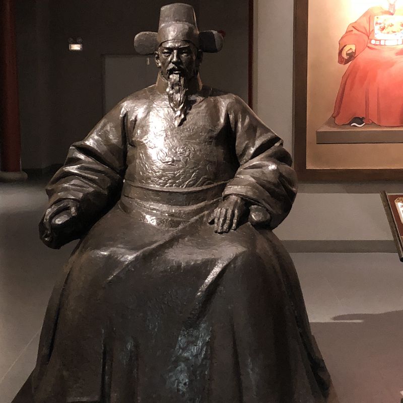 名人仿铜玻璃钢雕塑