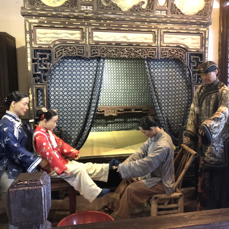 农村人物蜡像雕塑-格格巫雕塑设计制作