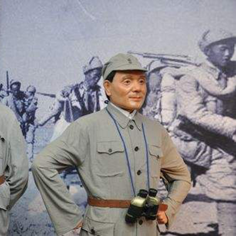 上海名人主席蜡像雕塑