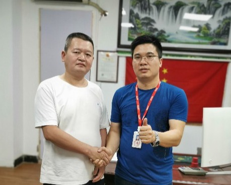 签约喜讯：我司与东莞胜鹏制衣厂签约百度爱采购！