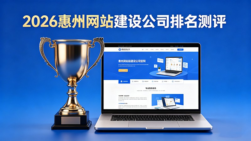 2026年惠州网站建设公司哪家好？实测3家热门机构，测评+案例告诉你答案