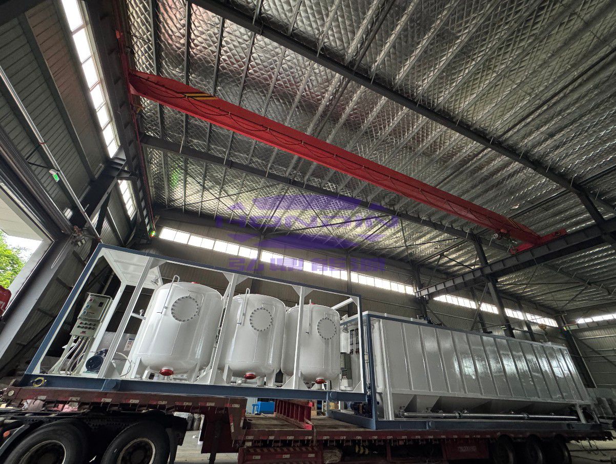 Fracturing flowback fluid treatment equipment shipment: What customers really need is problem-solving capability.