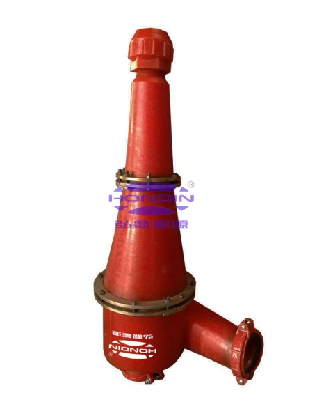 Sand removal hydrocyclone