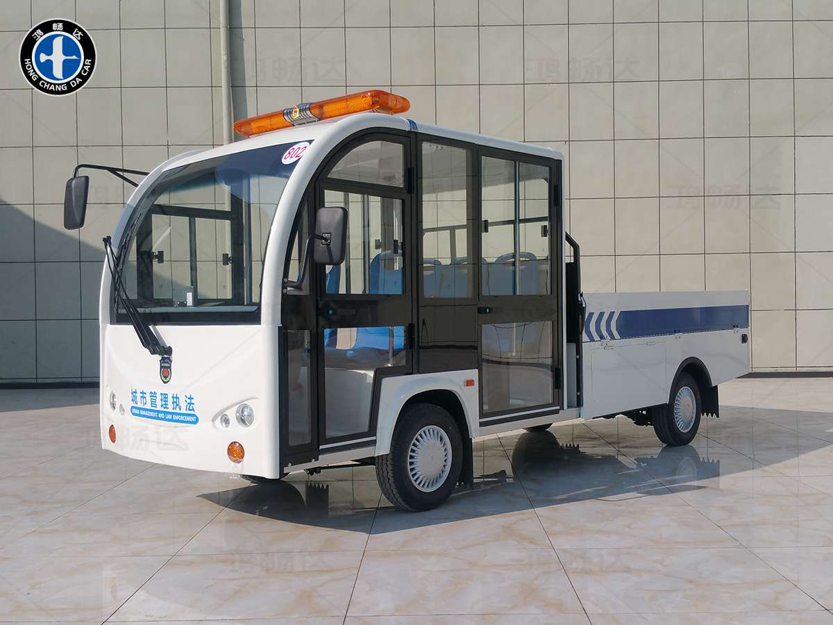 电动封闭双排客货车