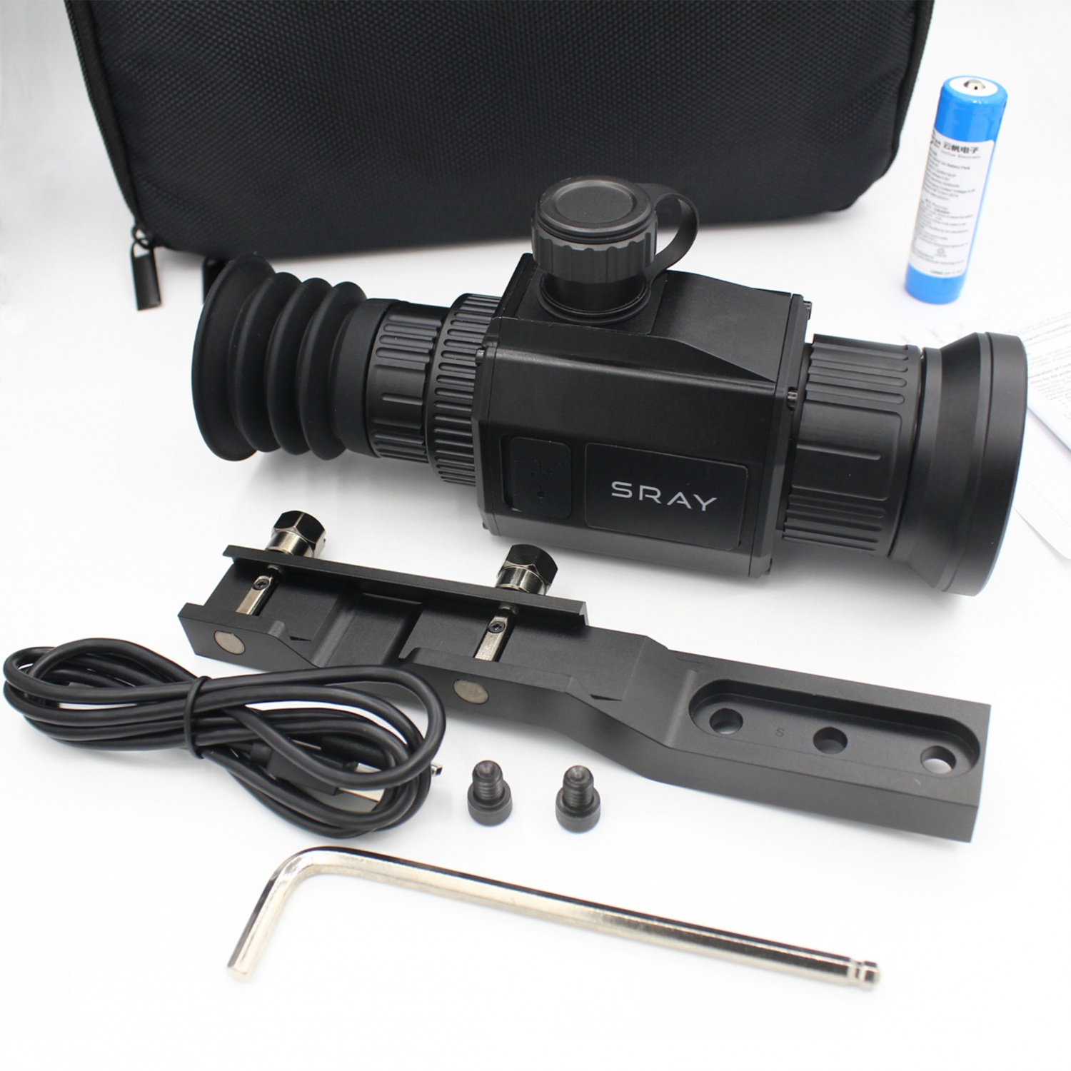 SRAY全系列红外热成像仪 S300户外热瞄 热成像瞄准镜35mm/50mm 多种口径支持