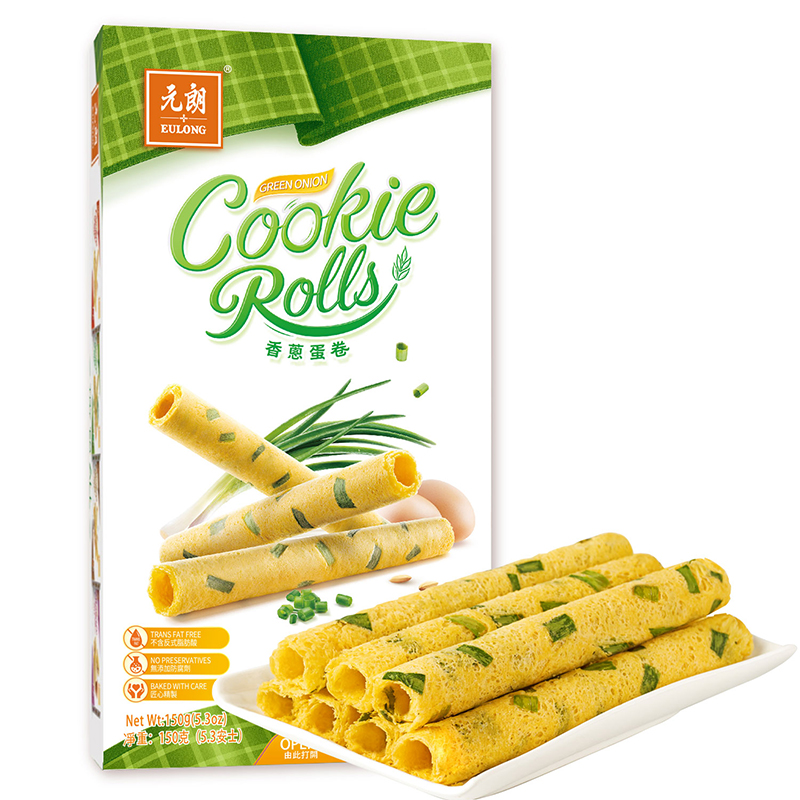 Green-onion Cookie Rolls 150g