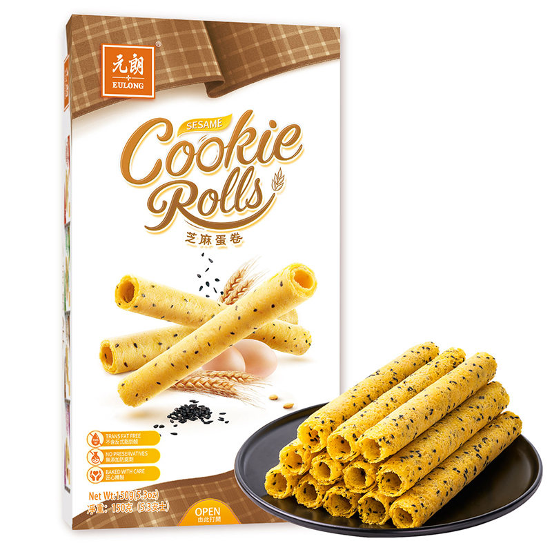 Sesame Cookie Rolls 150g