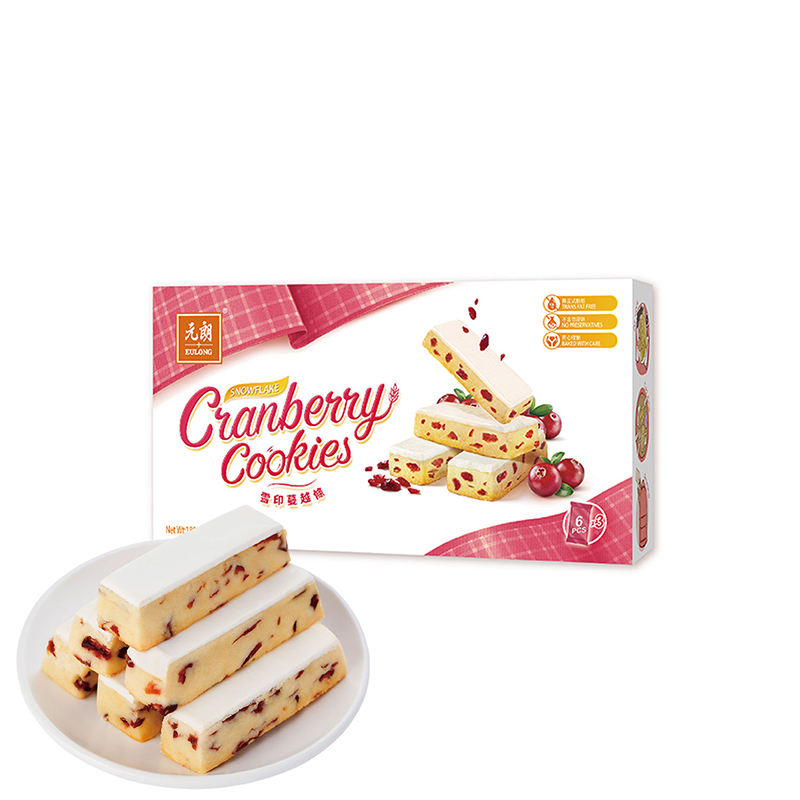 Snowflake Cranberry Cookies 180g