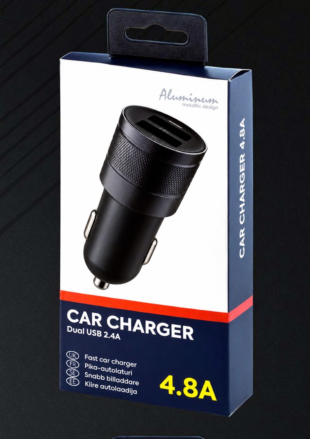 Car charger packaging sample