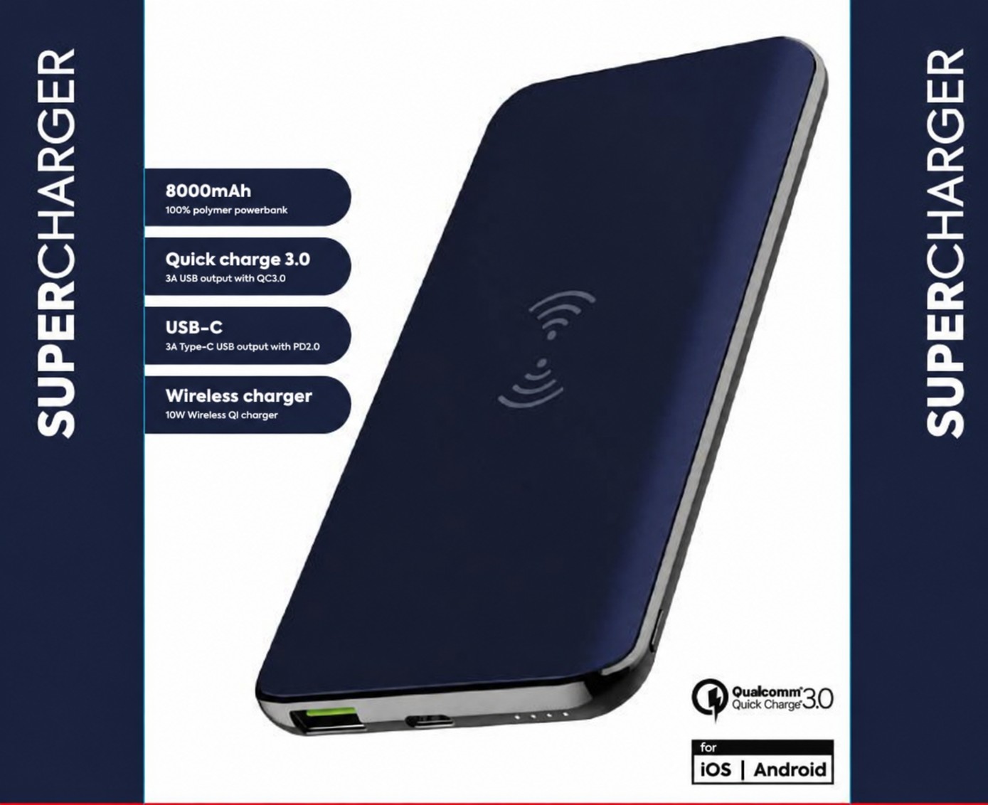 Wireless power bank product sample