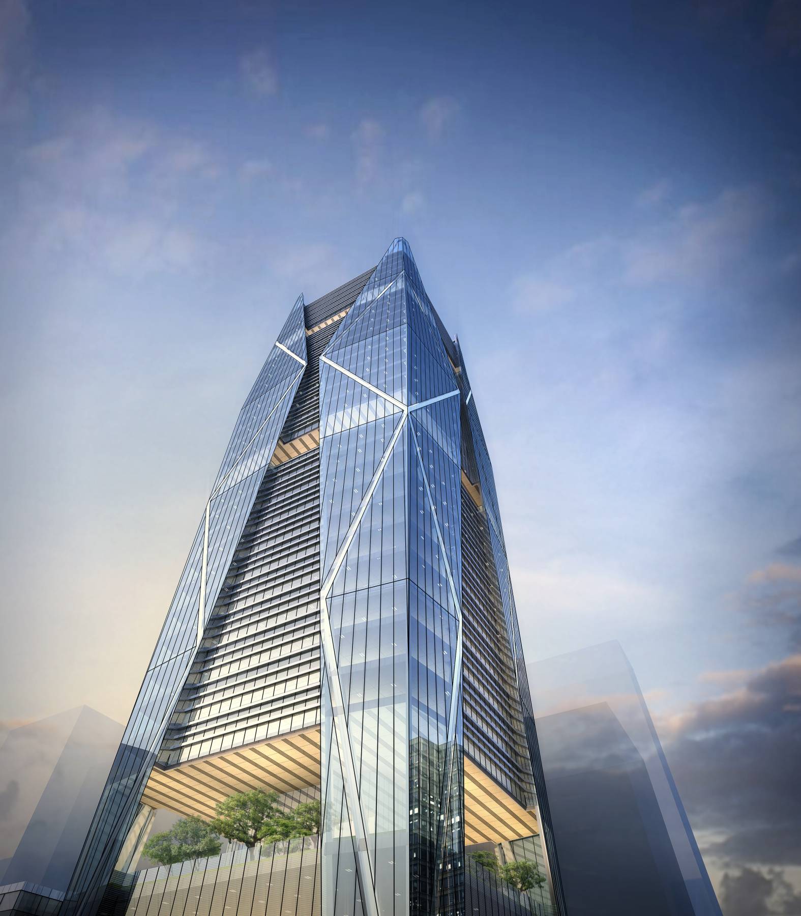 An office building