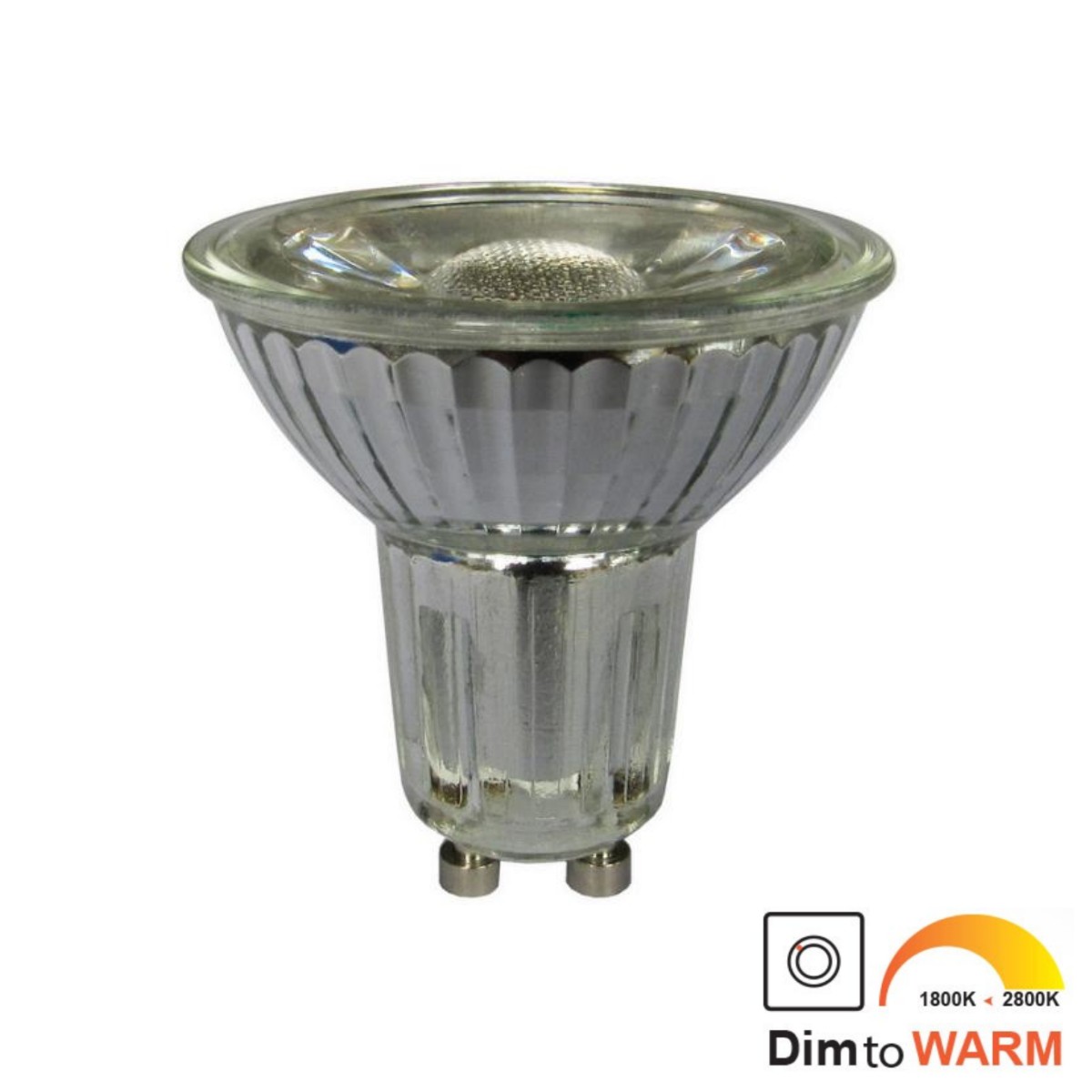 5W GLASS GU10 Spotlight