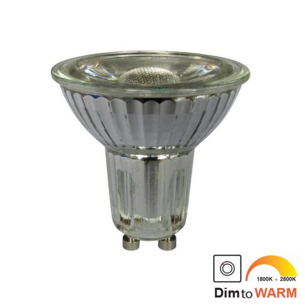 5W GLASS GU10 Spotlight