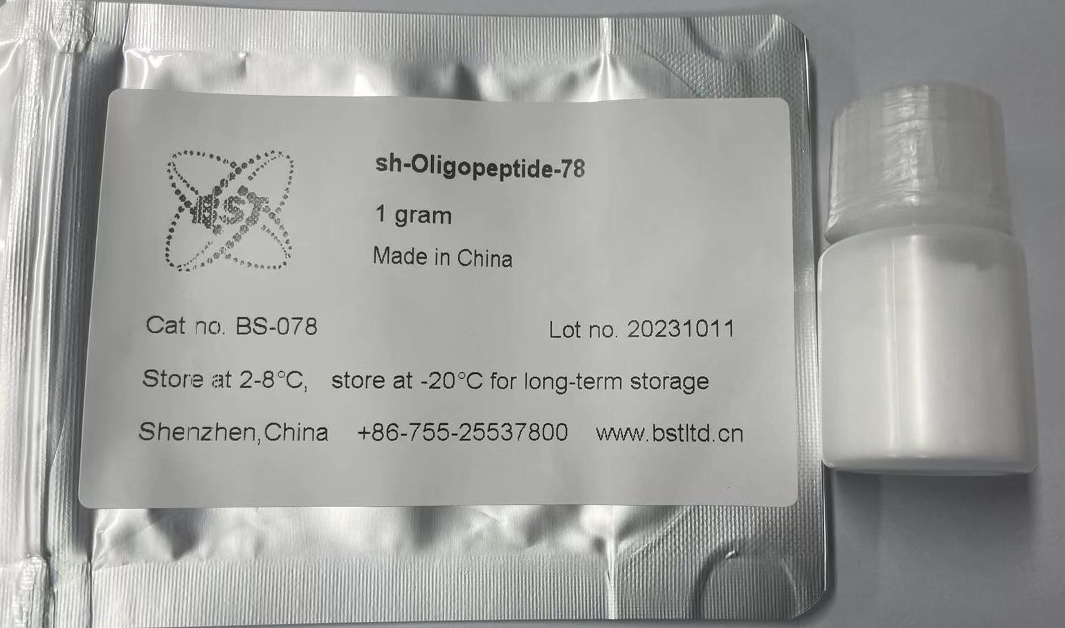 SH-Oligopeptide-78 K18 core ingredient