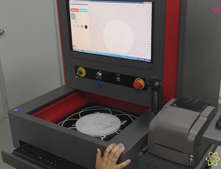 X-Ray点料机点数机13英寸大料盘重复精度视频