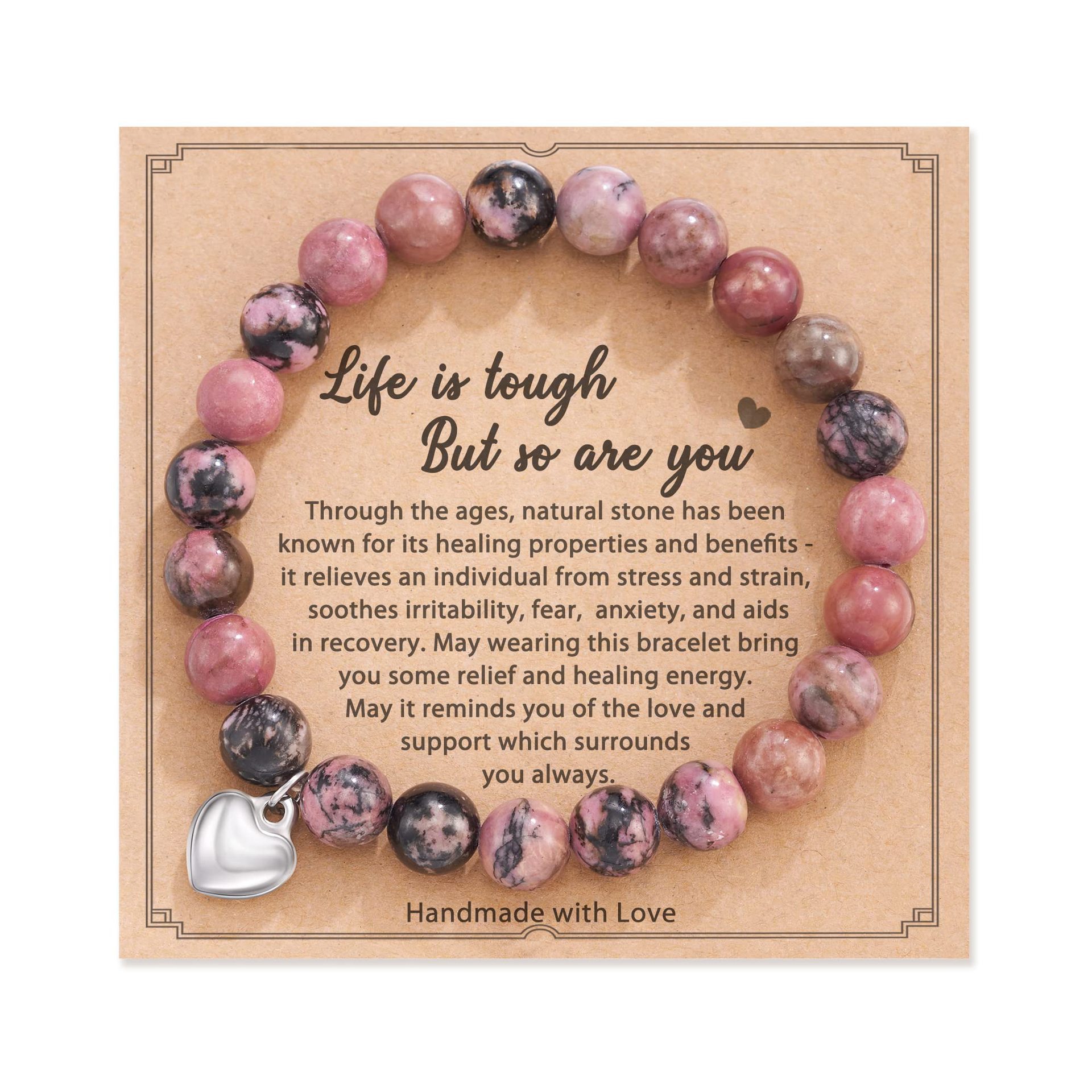 Pink Zebra Bracelet daughter Gift Rubric African Turquoise Pink crystal Bracelet Pink Zebra Love bracelet
