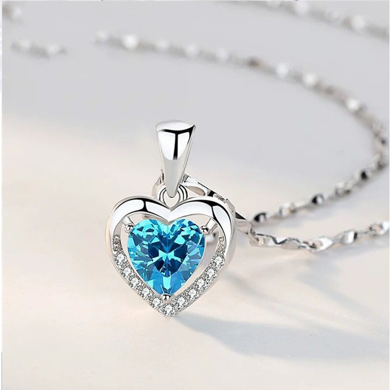 Necklace female collarbone chain simple Hyland heart pendant birthday girlfriend wife 520 Valentine's Day gift