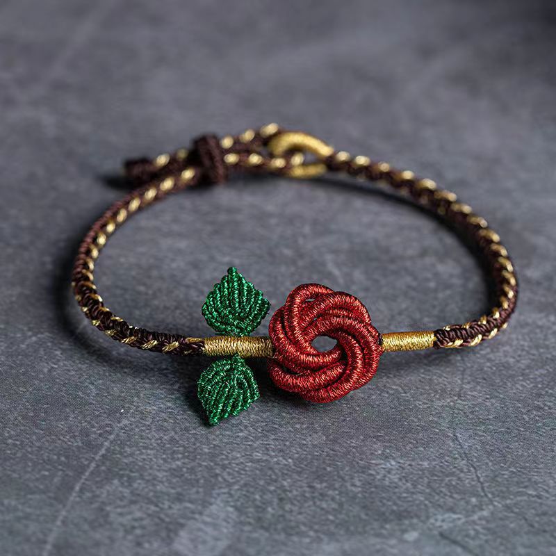 Never wilting rose bracelet Mandala lovers love bestie Valentine's Day