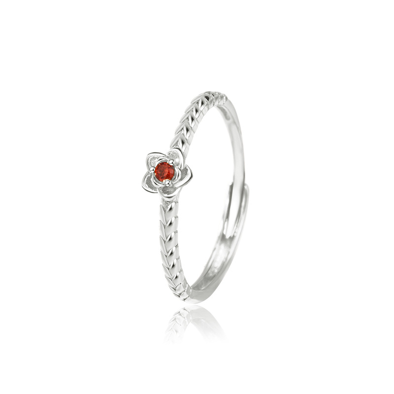 s999 Sterling silver couple Ring