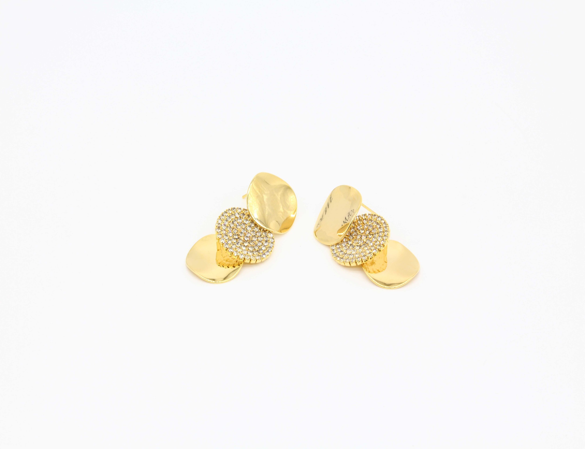 Trendy Geometric 18K PVD Gold Plated Rust Proof Stainless Steel High Polish Smooth Hoop Earrings