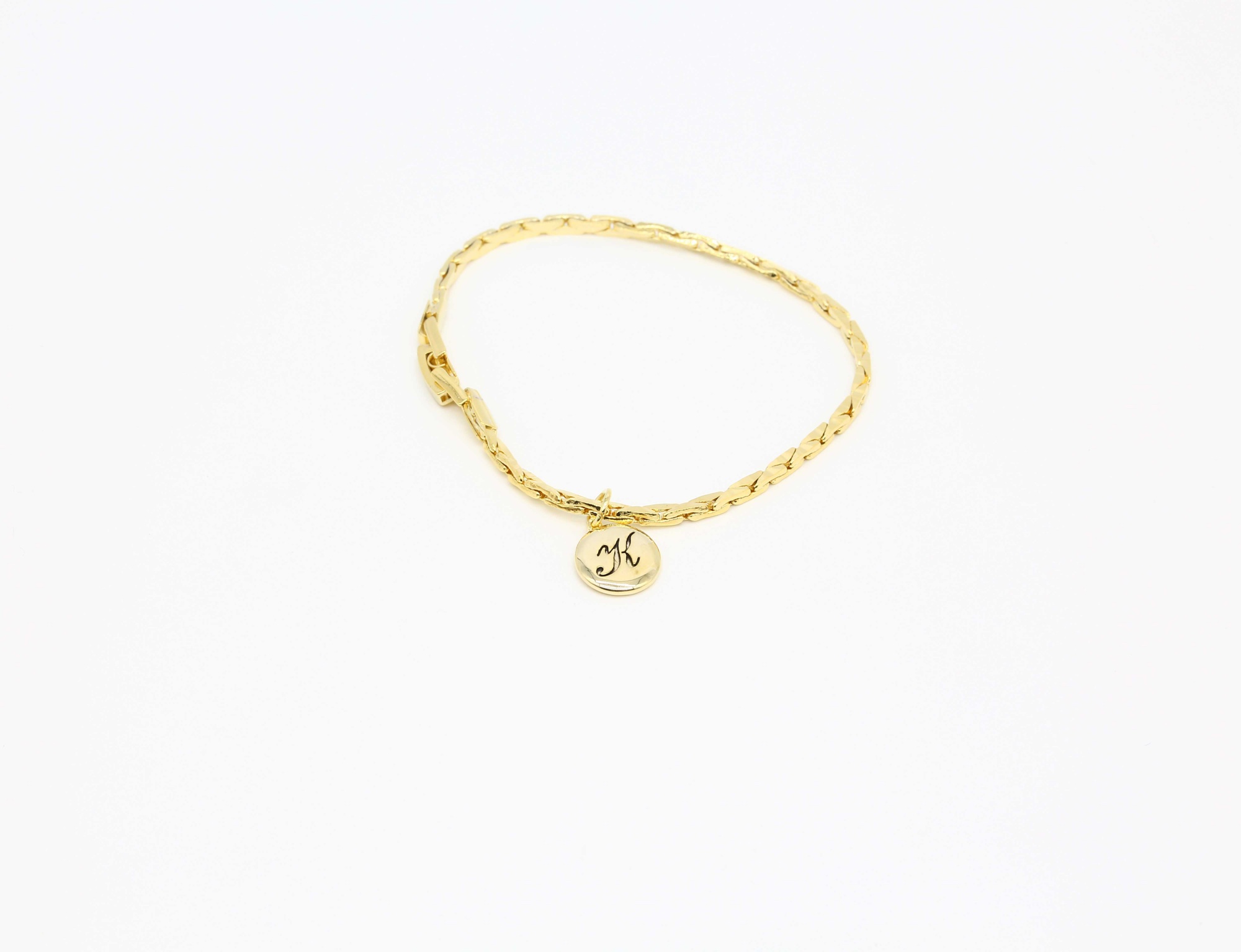 English Letter Openning Bangle Bracelet With 26 Letter Charm Pendant Bracelet For women