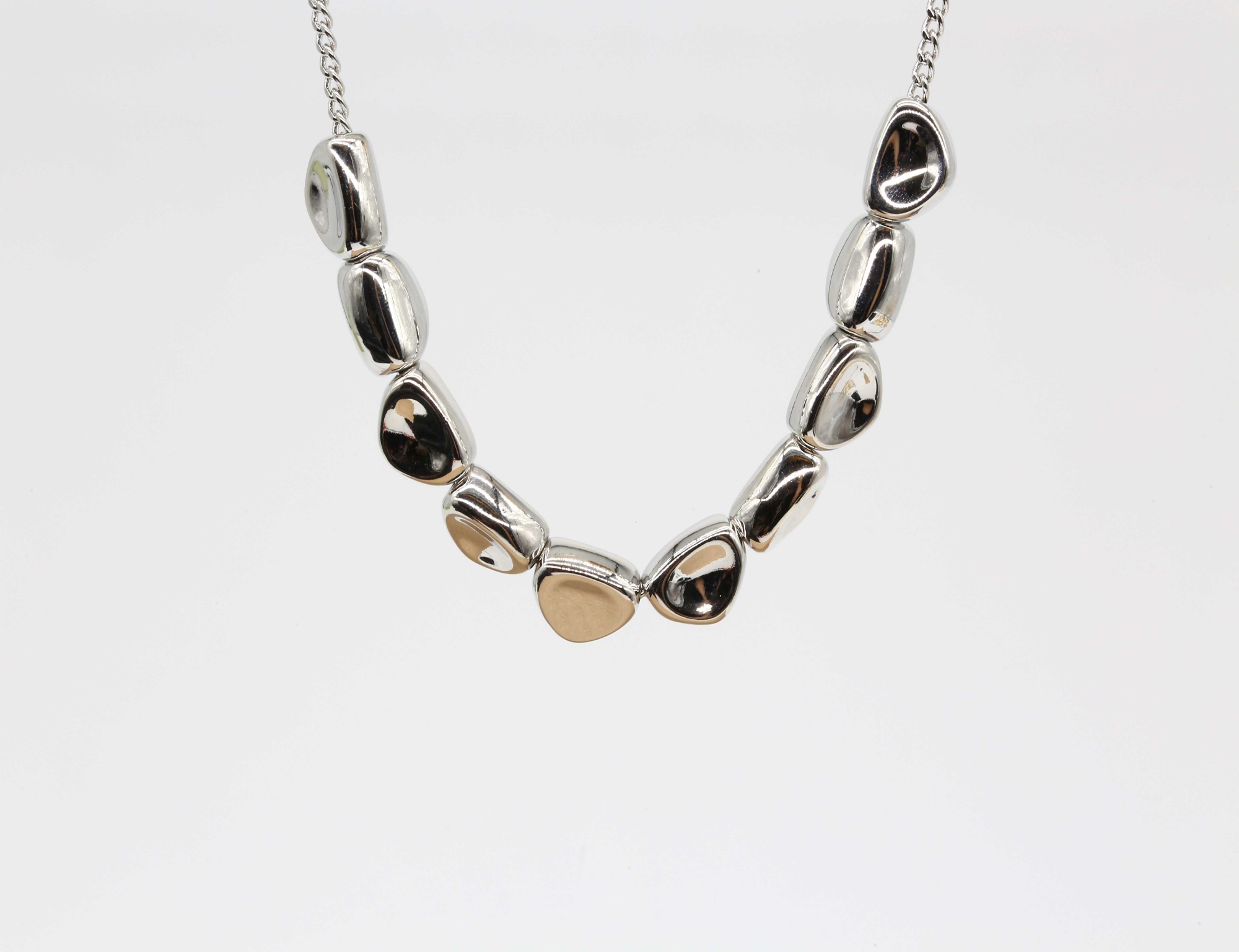  Irregular Lucky Beads Pendant Necklace For Women Clavicle Chain Jewelry Wholesale
