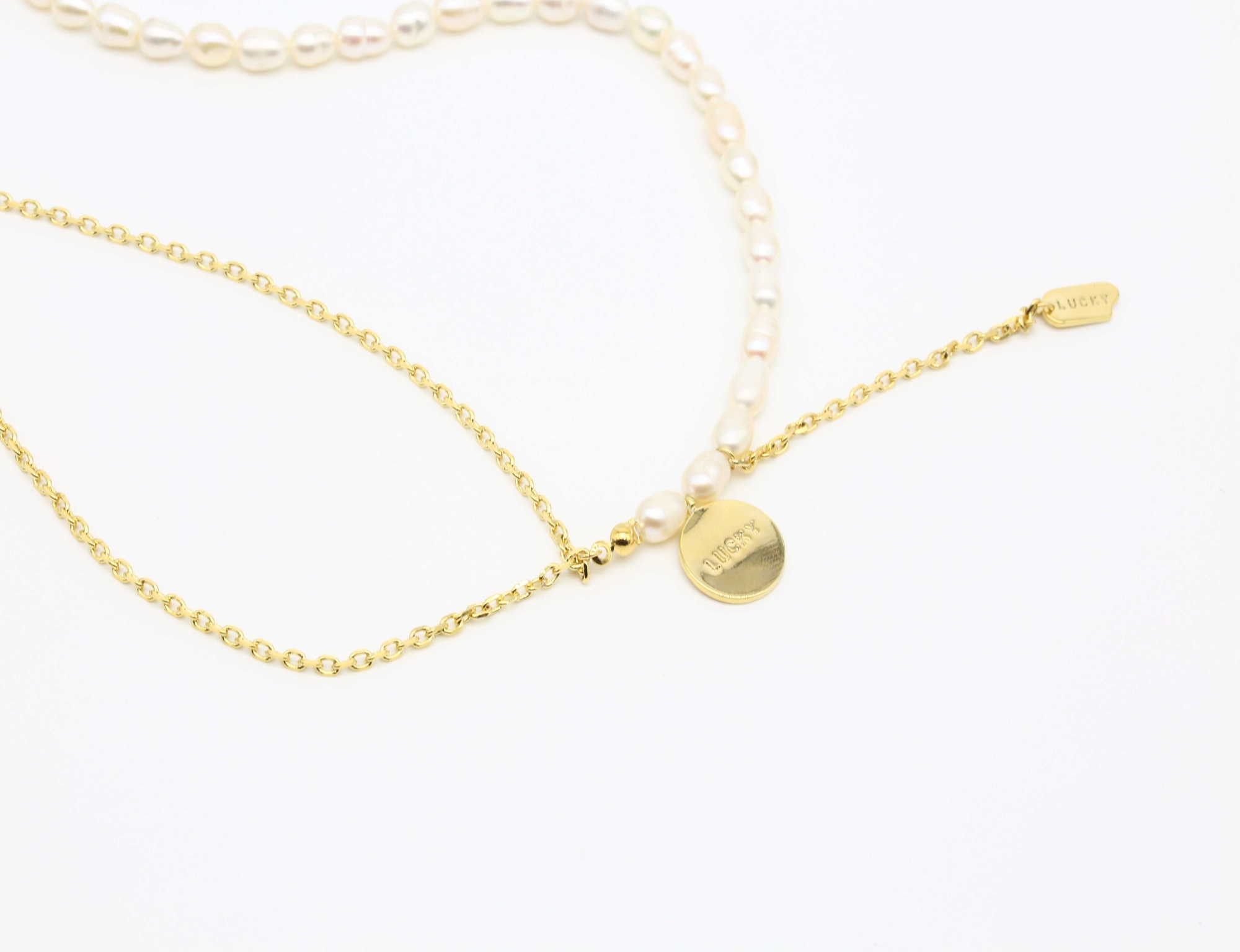 French Black Zircon Pendant Necklace Fashion Stainless steel Chain Necklace Jewelry For Women 18k Gold Plated Necklace