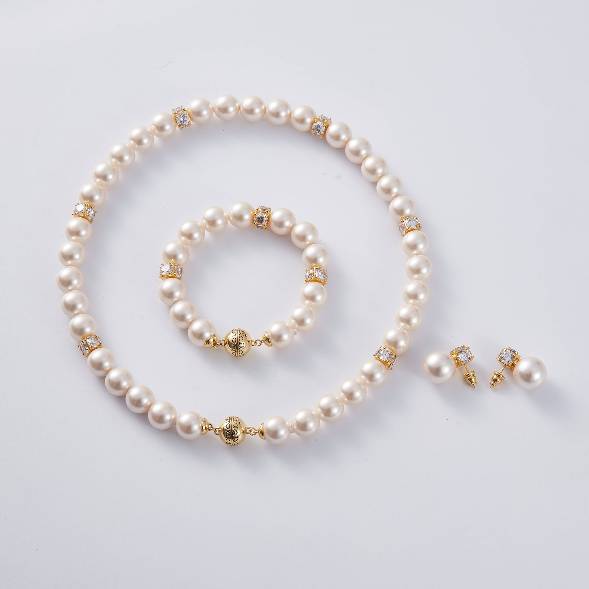 Noble pearl bracelet design, pearl jewelry, simple beads bracelet