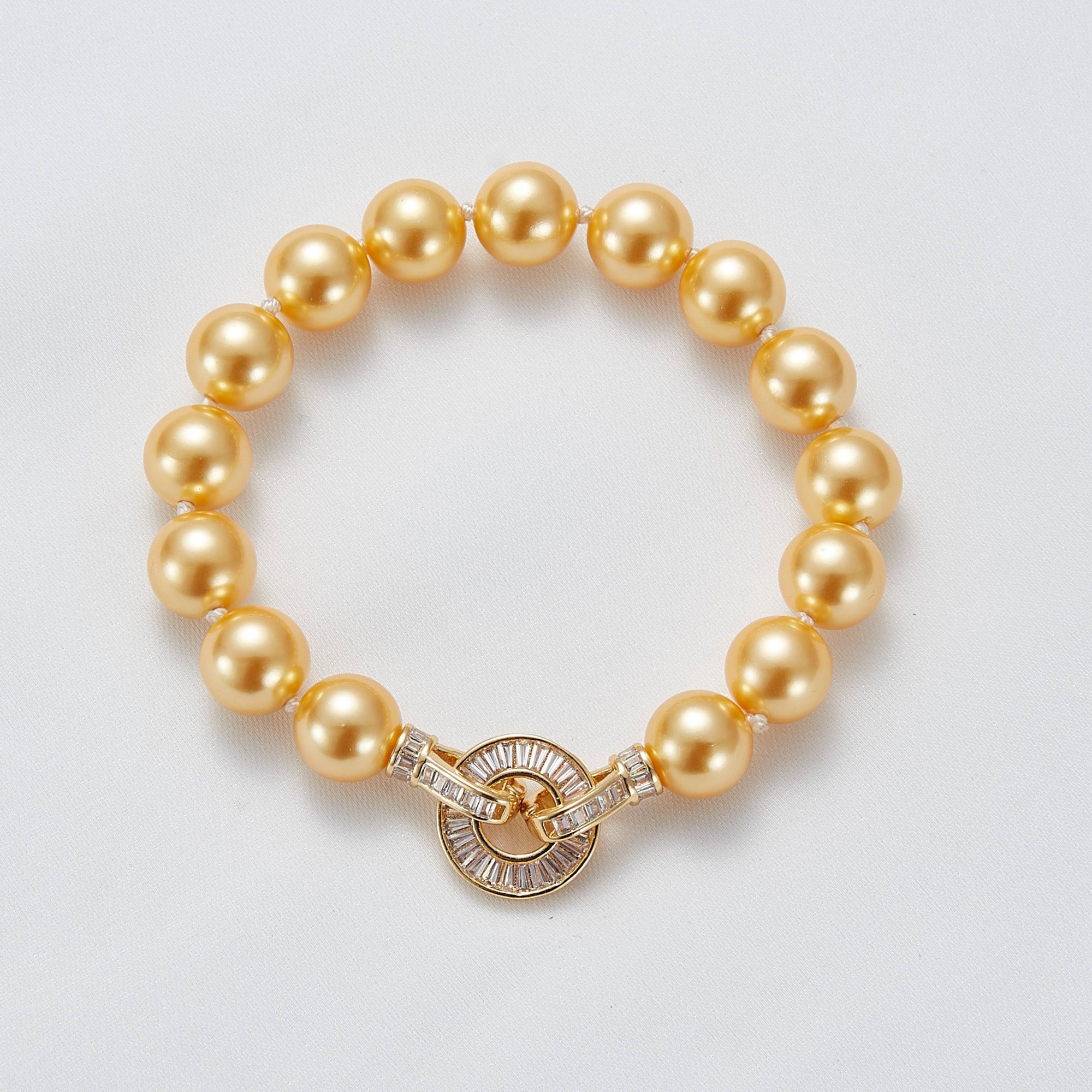 Fashion 10 Mm White Pearl Necklace Earrings Bracelet Jewelry Sets Gift For Valentine's Day  