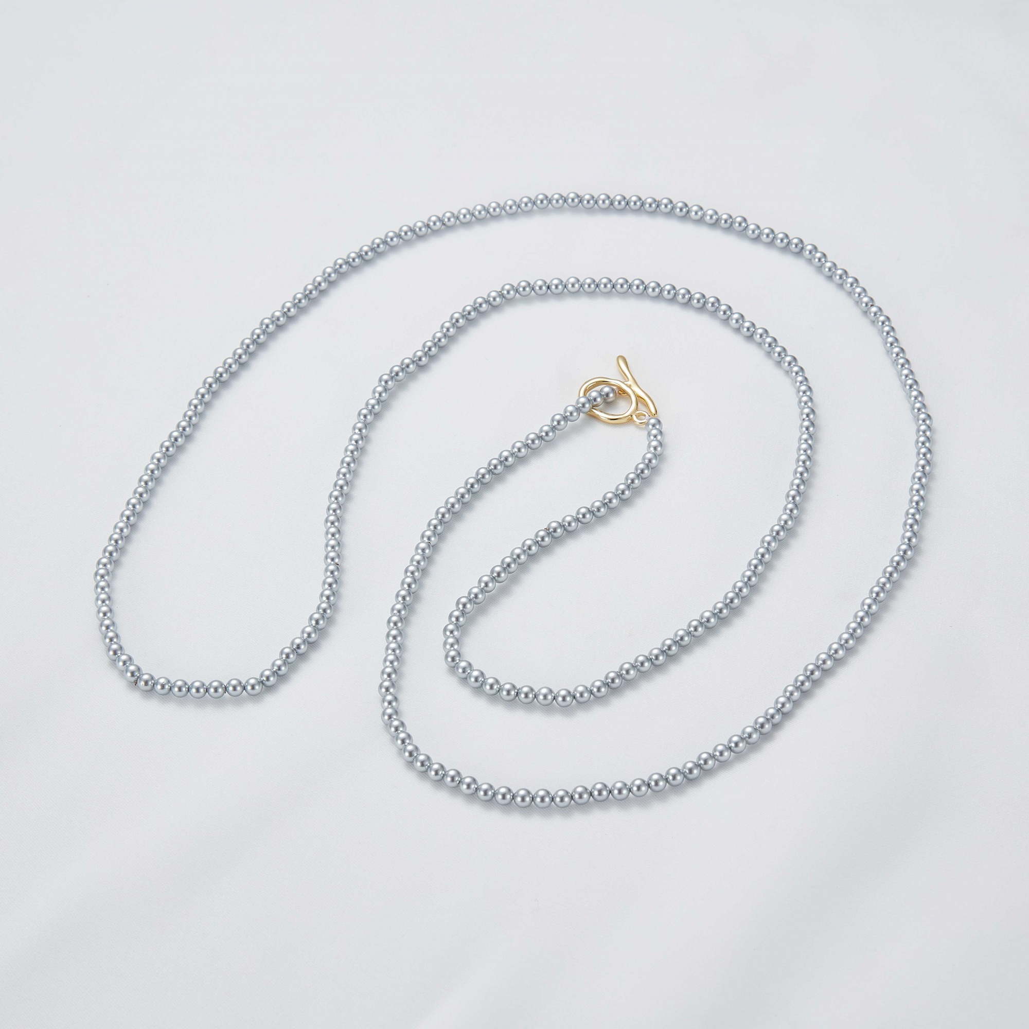 Grey Natural Pearls Jewelry Necklace For Women Wedding Jewelry