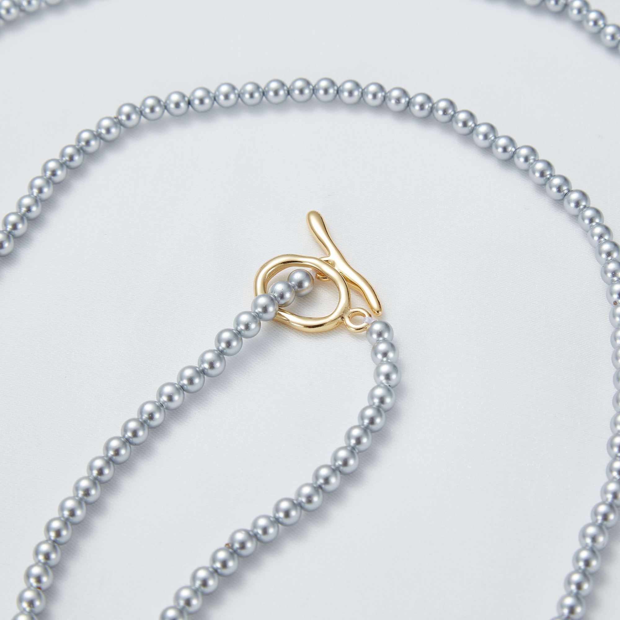 Grey Natural Pearls Jewelry Necklace For Women Wedding Jewelry