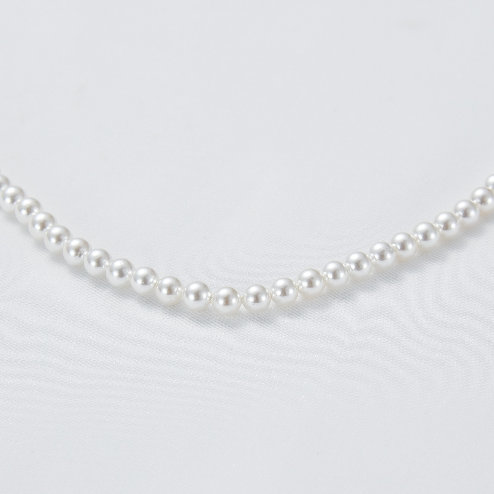 S925 sterling silver pearl necklace women's light luxury temperament clavicle chain high-end bead necklace jewelry