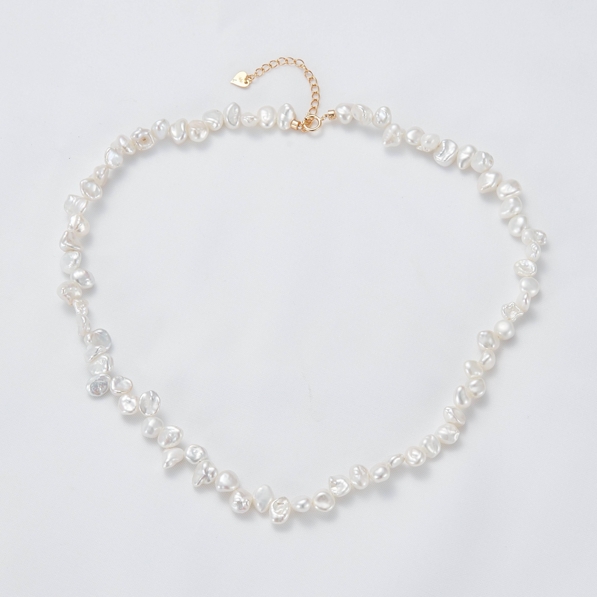 European and American Style Irregular Natural Freshwater Pearl Necklace Popular party engagement Gift Collar 