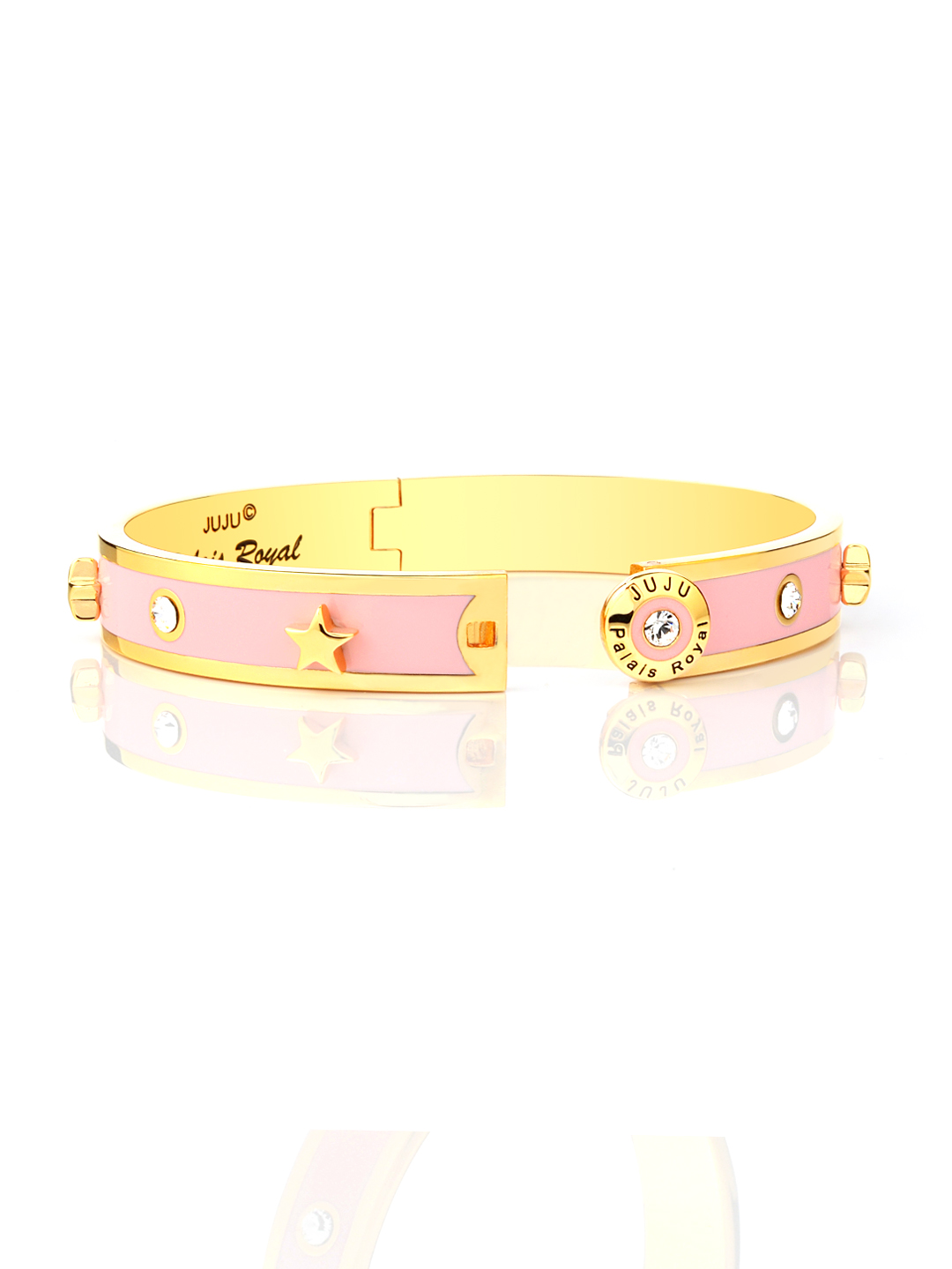 New design fashion jewelry with diamond women enamel bangle