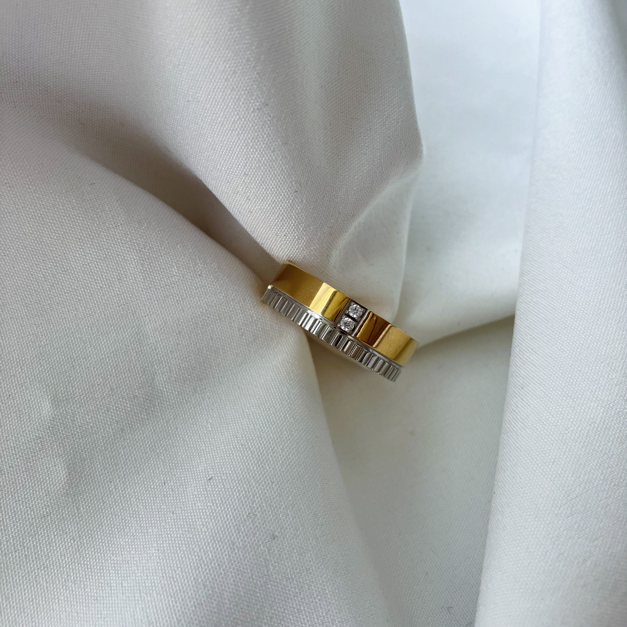 Wholesale 18K Gold Plated Jewelry Fashion Creative European and American Winding Diamonds Rings for Women