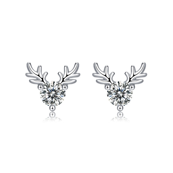 Popular Trendy S925 Silver Earrings Women Moissanite Earrings Jewelry