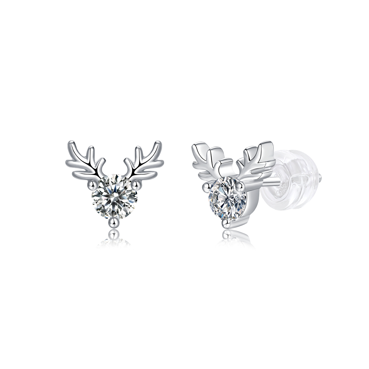 Popular Trendy S925 Silver Earrings Women Moissanite Earrings Jewelry