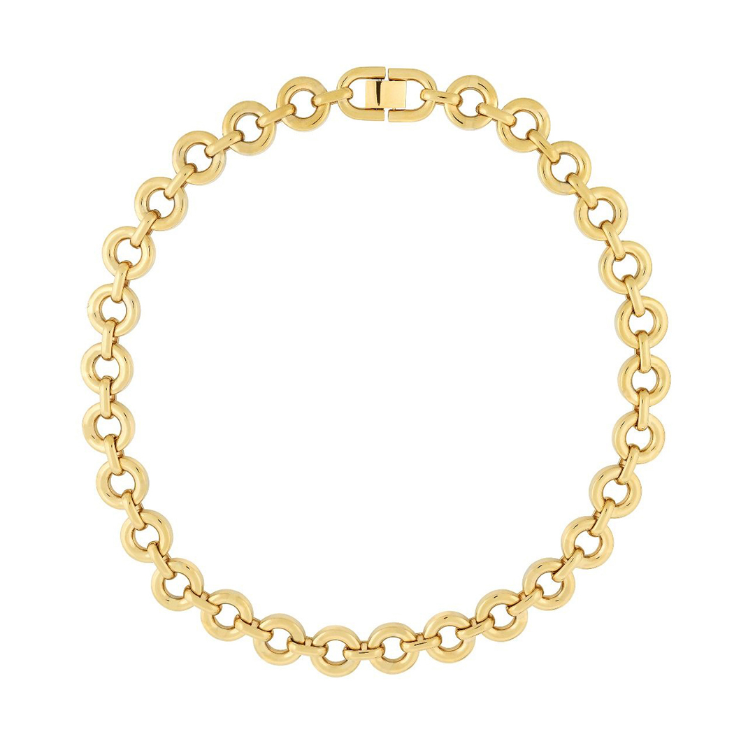 Fashion Stainless Steel Link Chain Simple Bracelet For Women