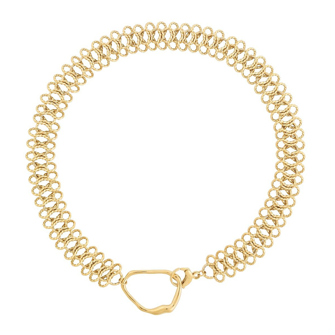 Fashion Stainless Steel Link Chain Simple Bracelet For Women