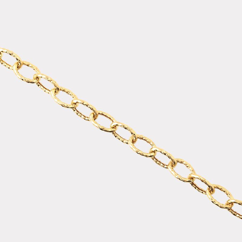 Fashion Jewelry Irregular Hammered Textured Fold Necklace Stainless Steel Necklace Earrings Jewelry Set for women