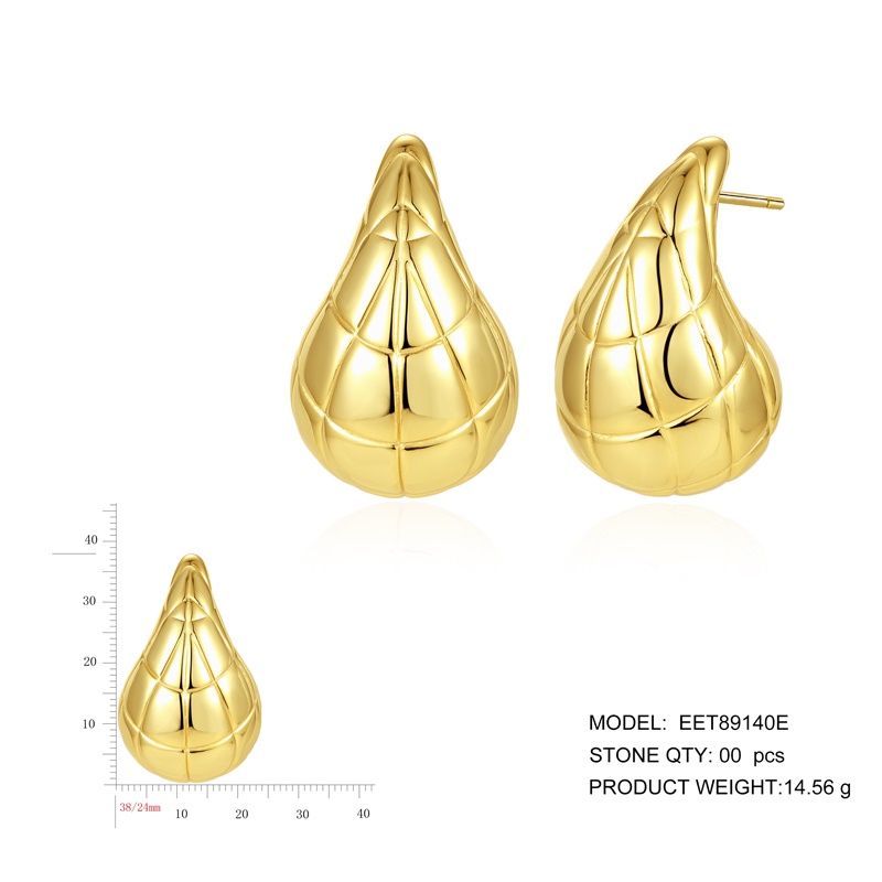 925 Silver Vacuum Plated Solid Drop Earrings for DIY Earrings Making Jewelry Accessories earrings wholesale bulk