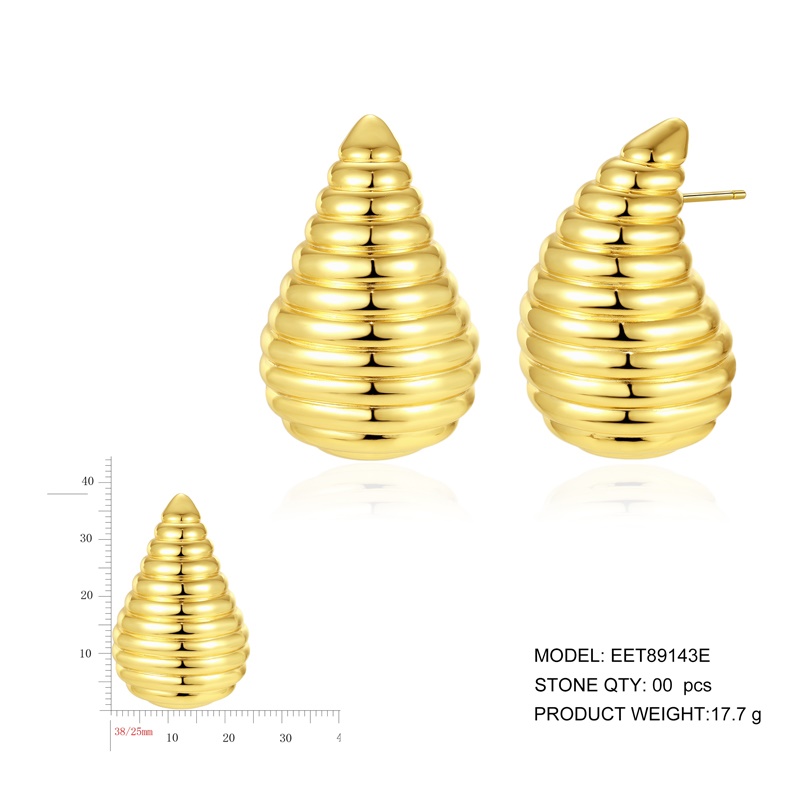 925 Silver Vacuum Plated Solid Drop Earrings for DIY Earrings Making Jewelry Accessories earrings wholesale bulk