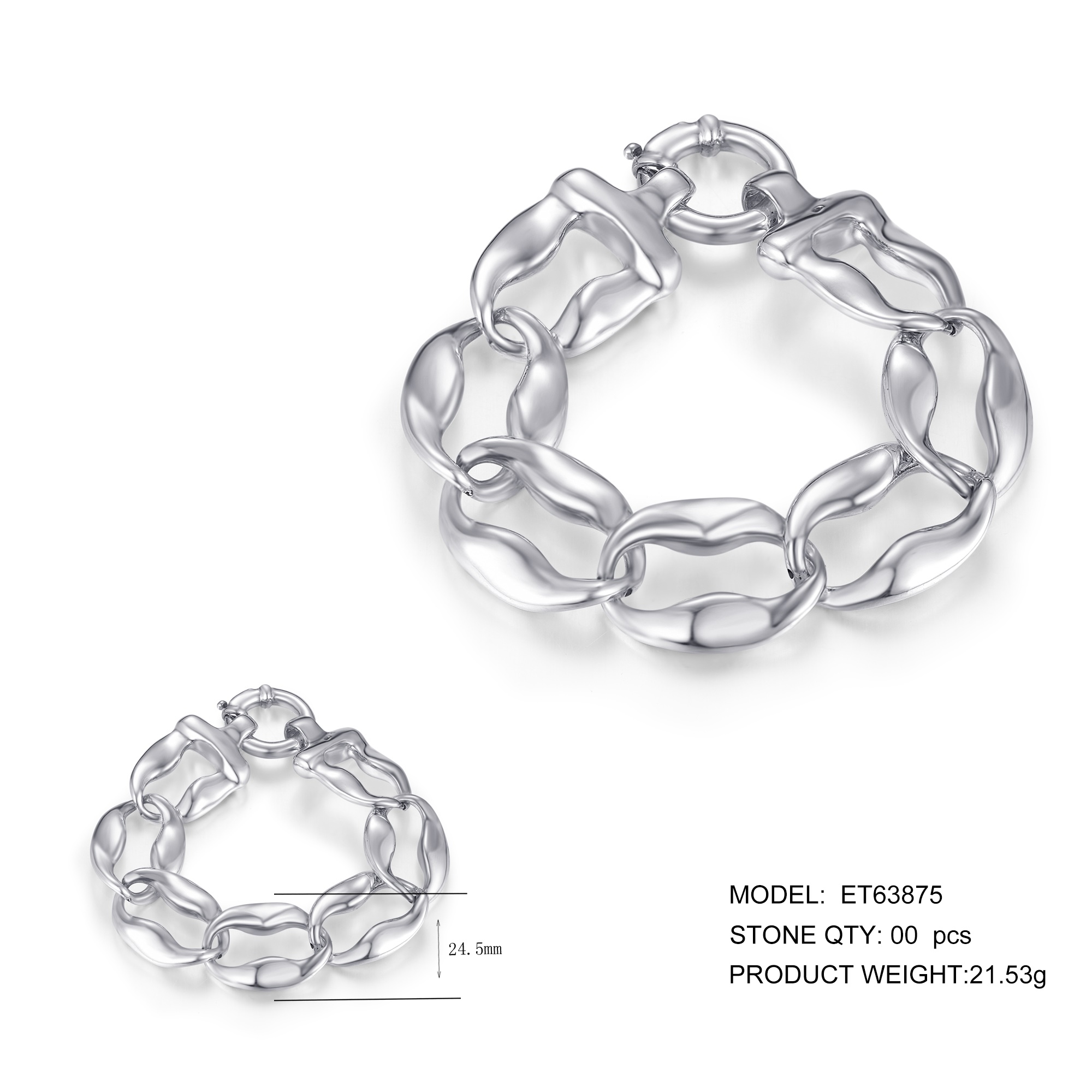 Antique 925 Silver Rose Flower Sea Star Bracelet Women's Adjustable Wreath Bracelets