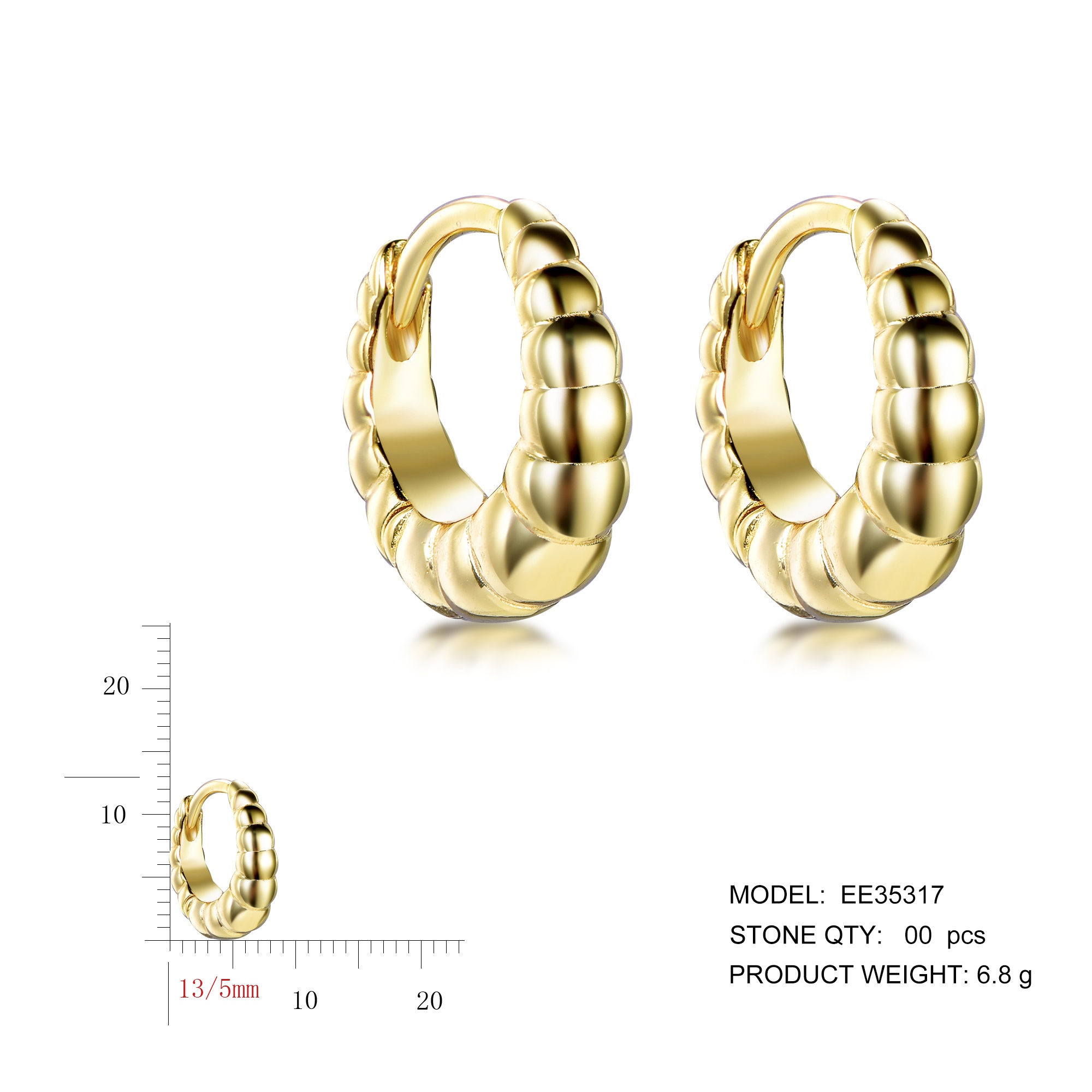 925 Sterling Silver Hot Sale hoop Earrings Simple Temperament Hot Semale Sexy Jewelry Gift For Women