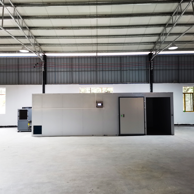 广西梧州笋干烘干项目“2套15匹空气能烘干房”