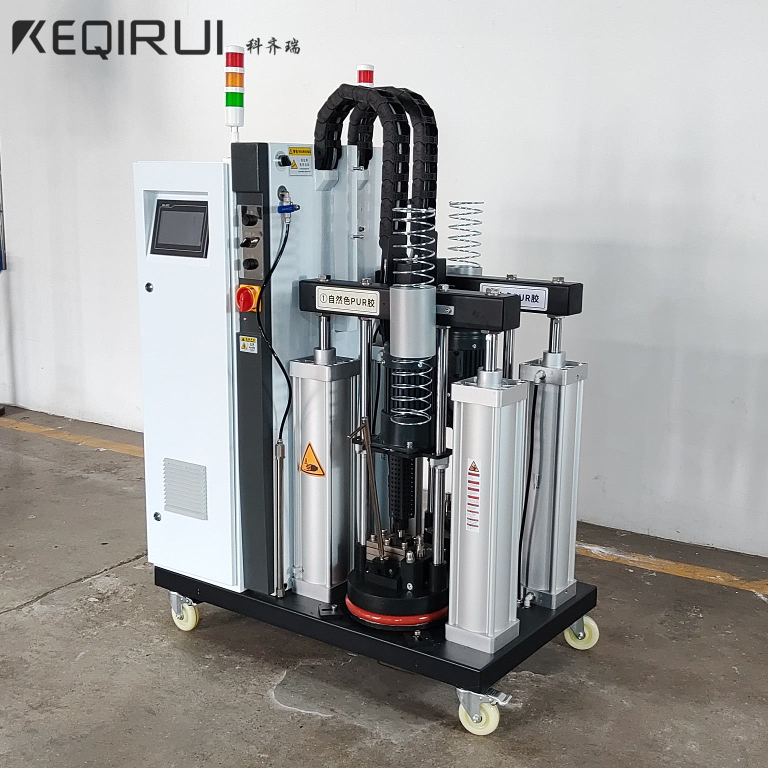 PUR-050A Hot Melt Glue Mechanical Pressure Plate Type, 10 Gallon Small Capacity Hot Melt Glue Mechanical Double Pressure Plate